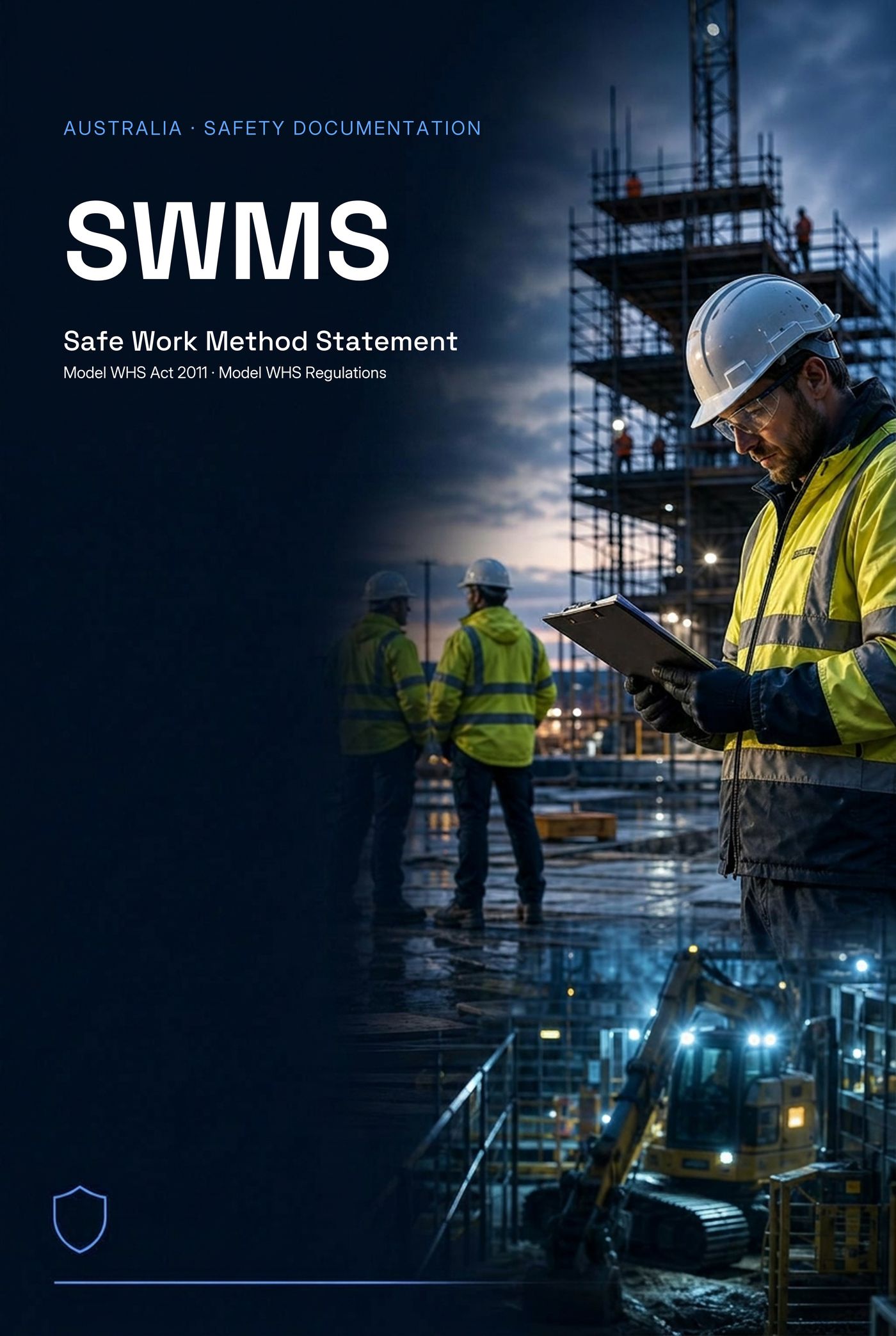 Example Australia (SWMS) front cover produced by Riskora