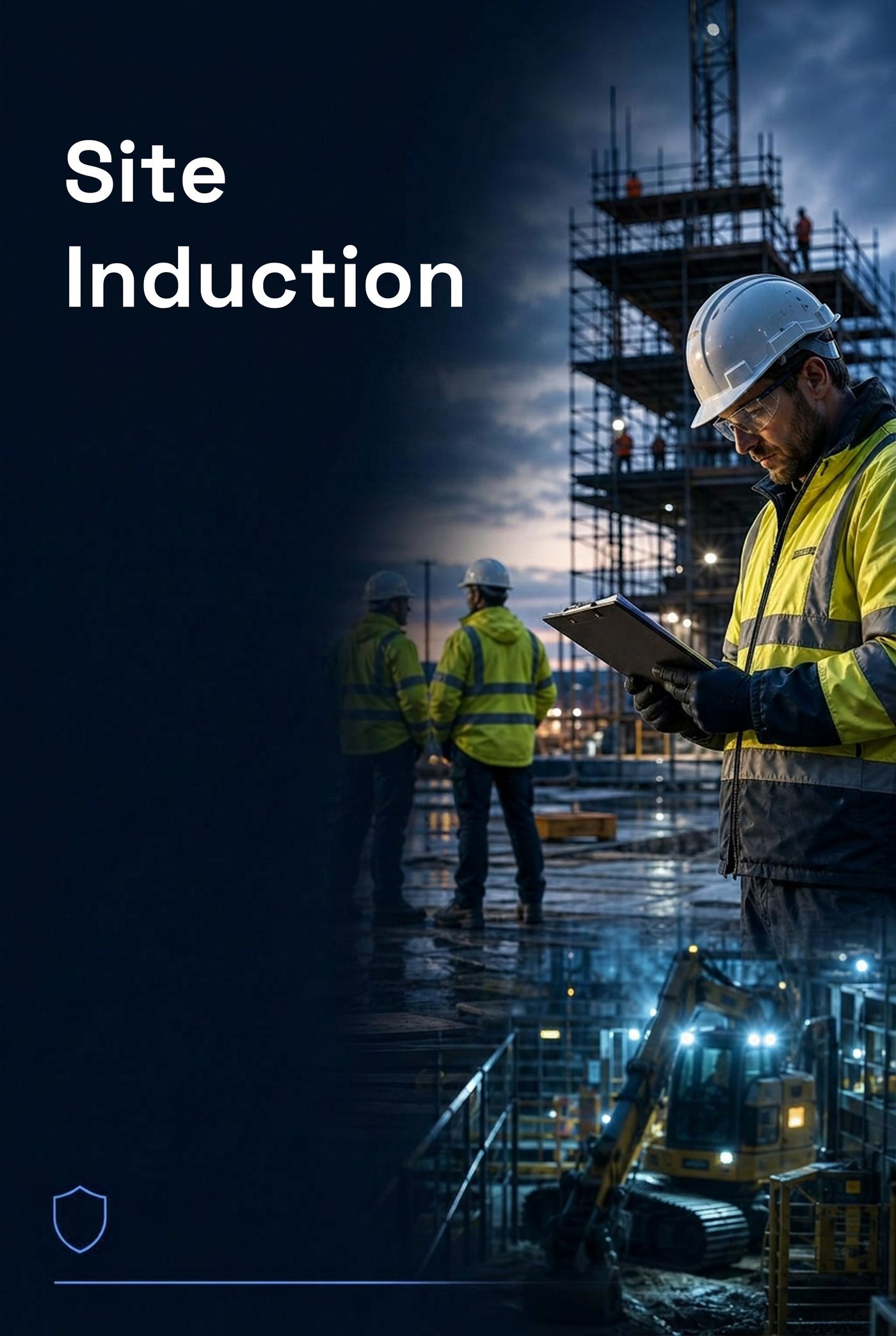 Example Site Induction front cover produced by Riskora