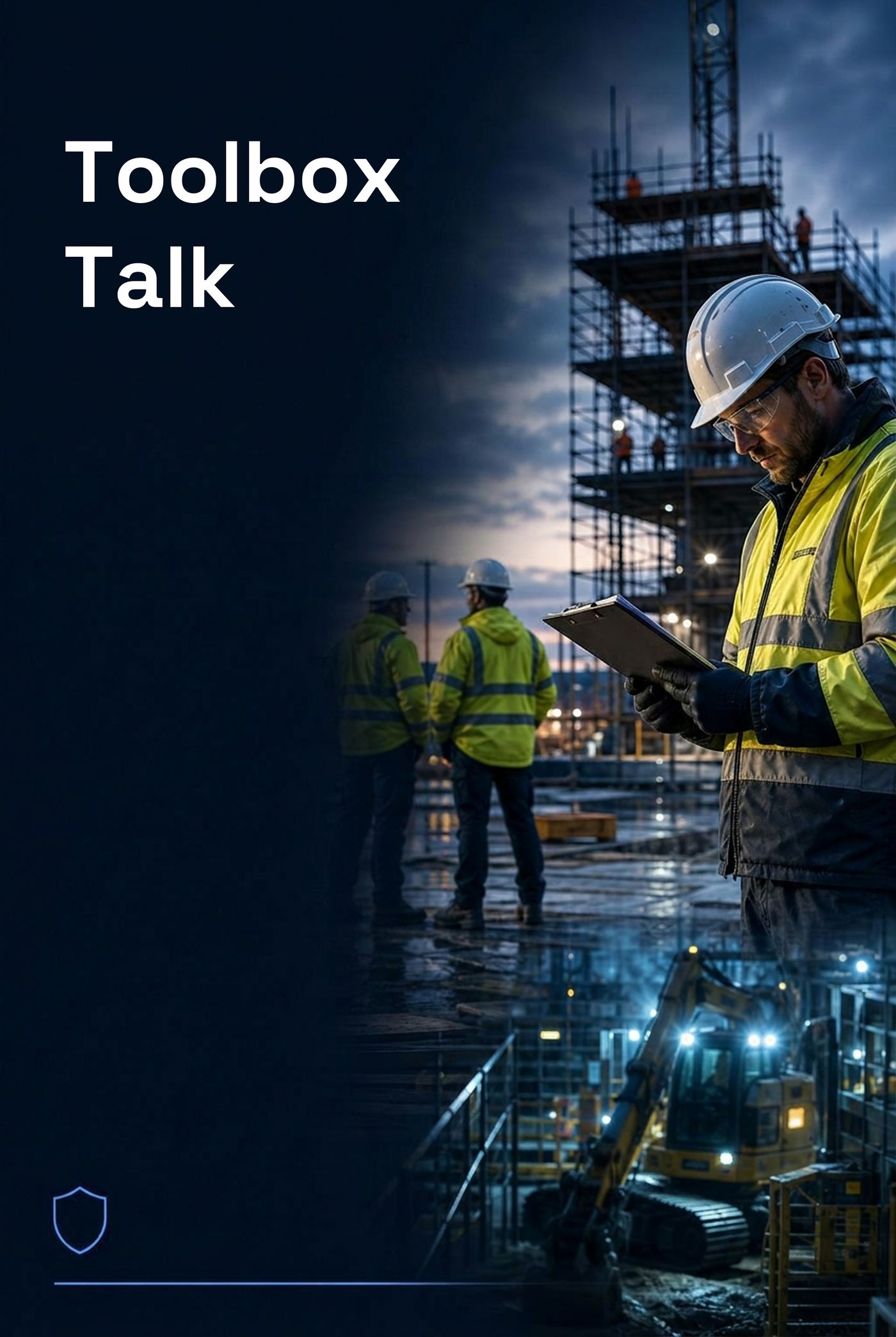 Example Toolbox Talk front cover produced by Riskora